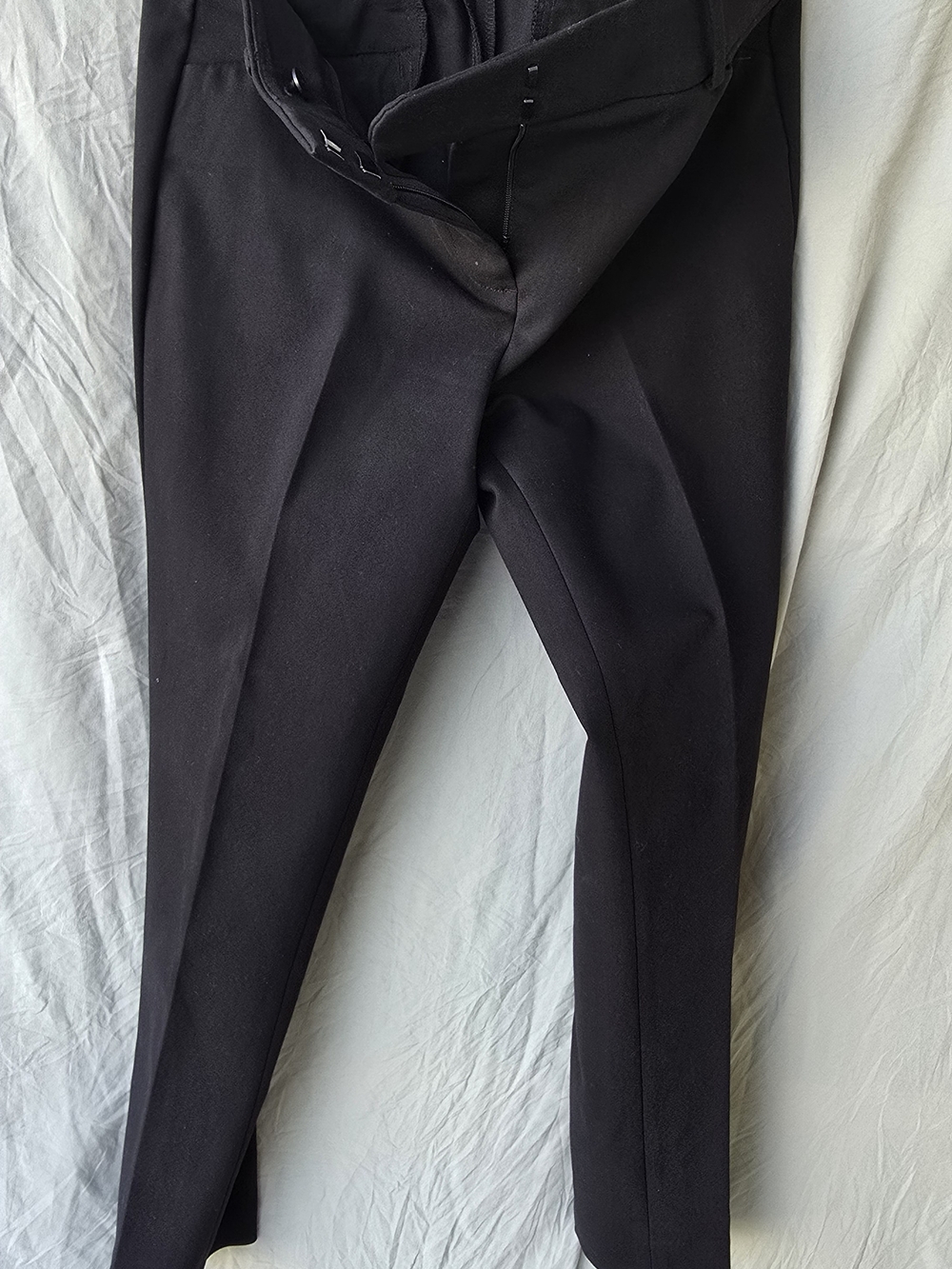LOFT Black Men's Dress Pants - Tailored Straight Leg